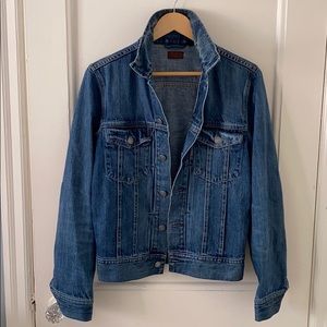 J. Crew Classic Denim Jacket Raw Indigo Denim XS